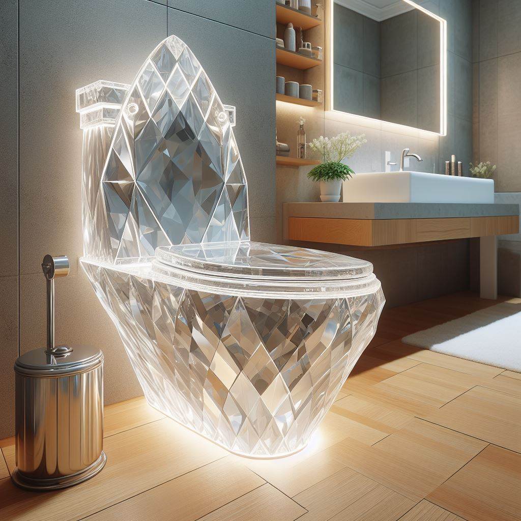 Diamond-Shaped Toilet: The Perfect and Unique Choice