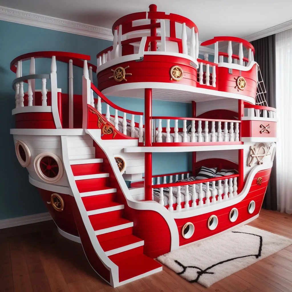 The Concept and Appeal of Pirate Ship Bunk Beds