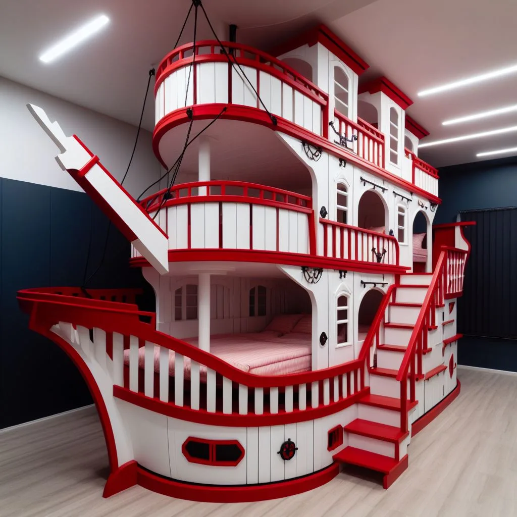 The Concept and Appeal of Pirate Ship Bunk Beds