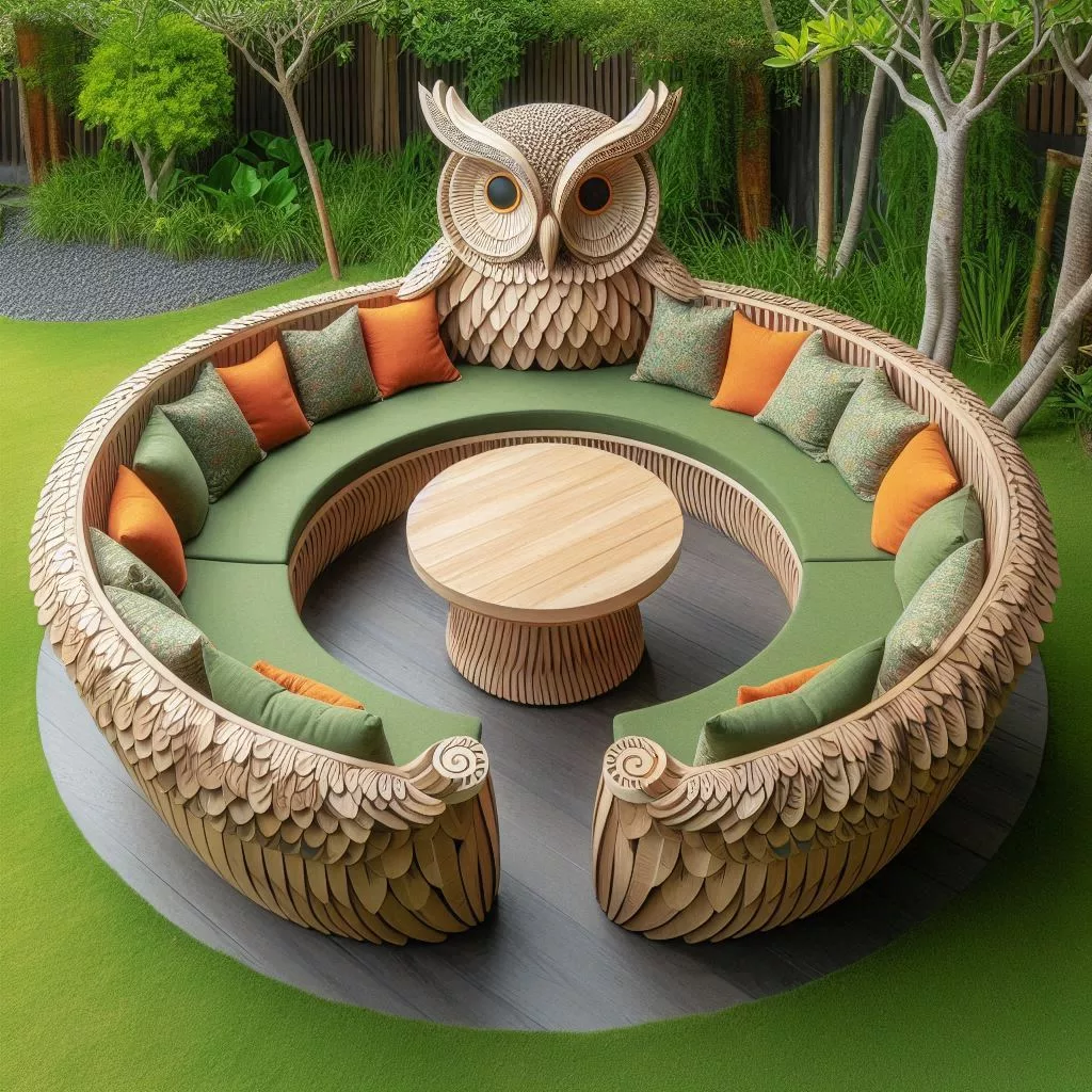 The Owl-shaped Sofa: A Blend of Art and Comfort