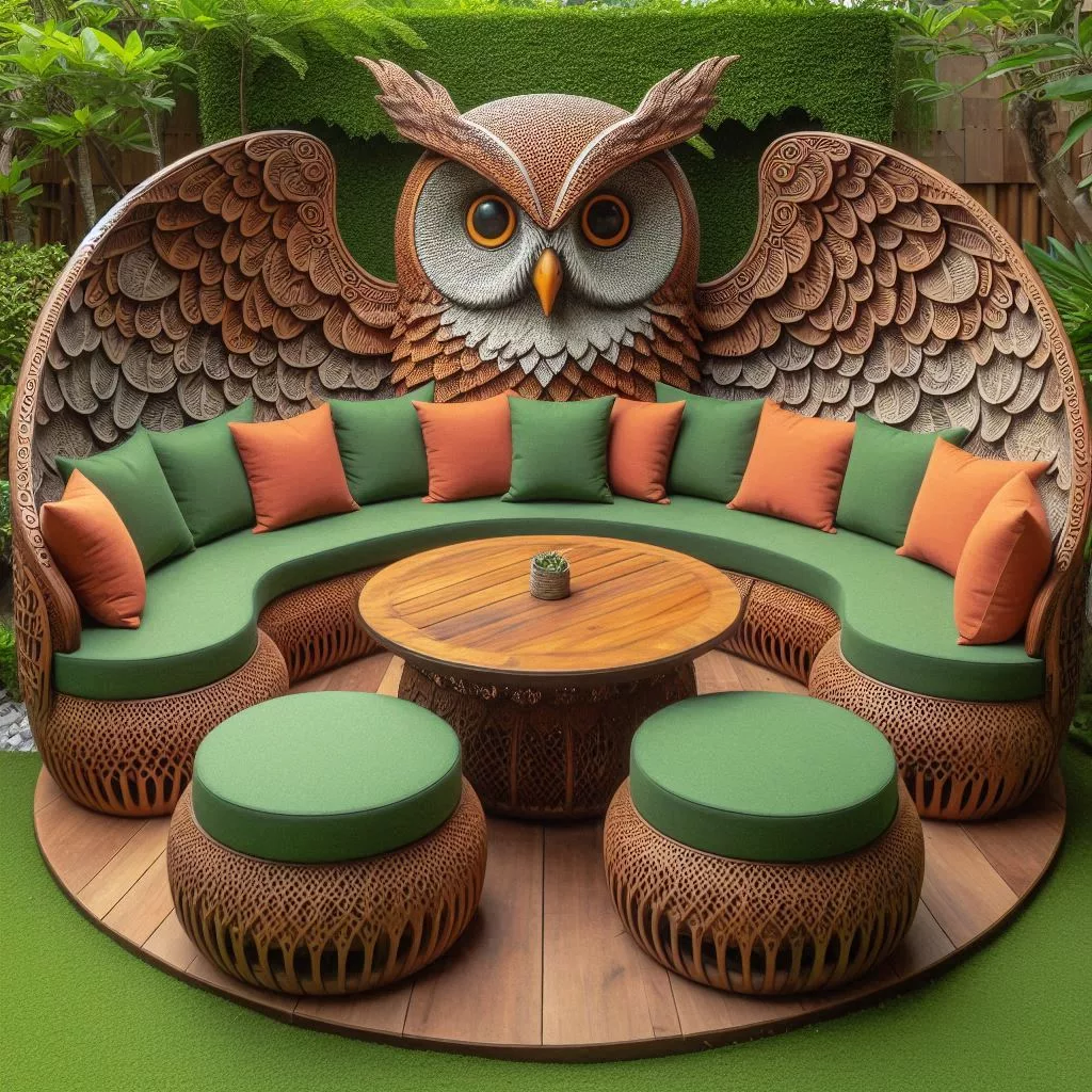 Transforming Your Space with the Owl-shaped Sofa