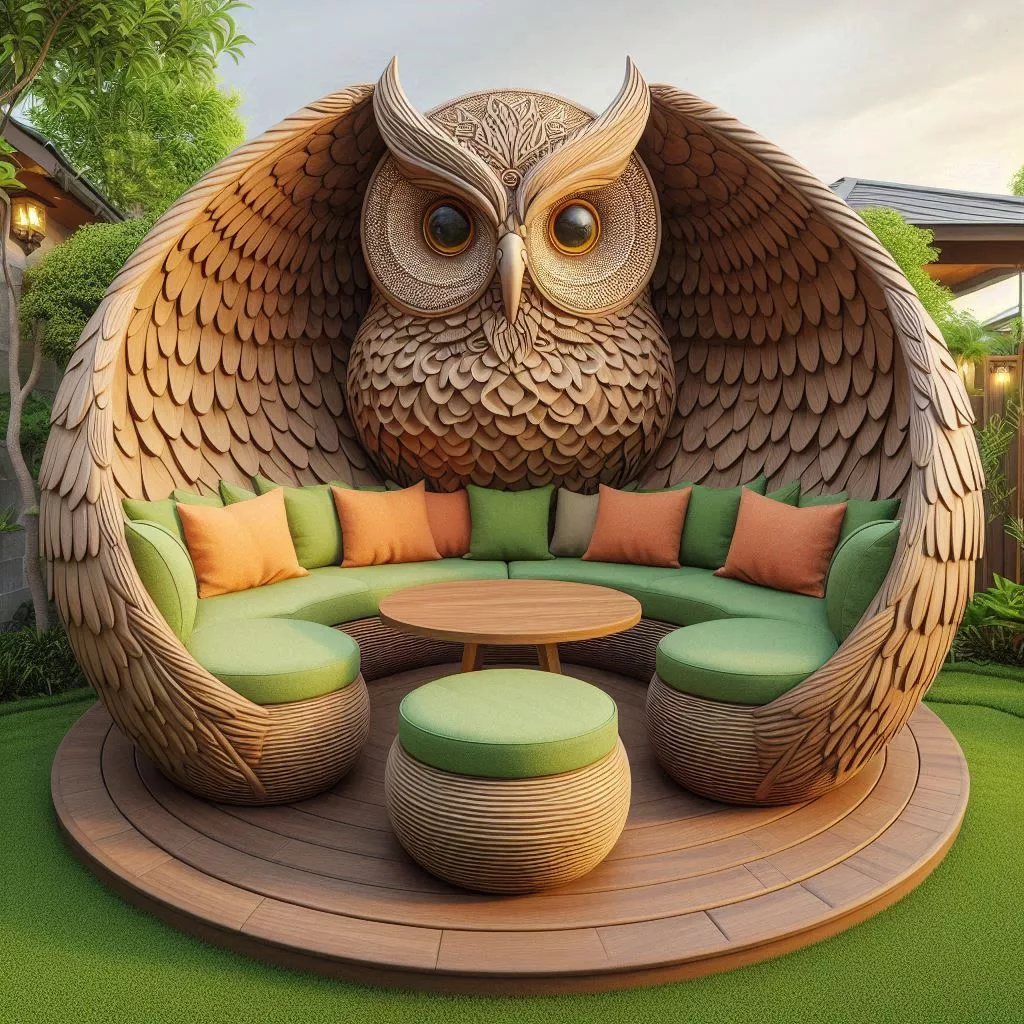 The Owl-shaped Sofa: A Blend of Art and Comfort