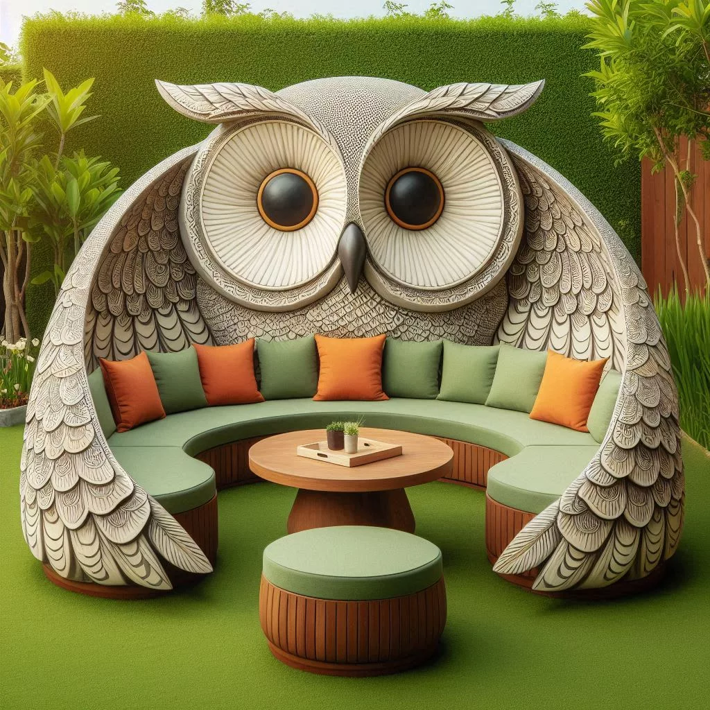 Transforming Your Space with the Owl-shaped Sofa