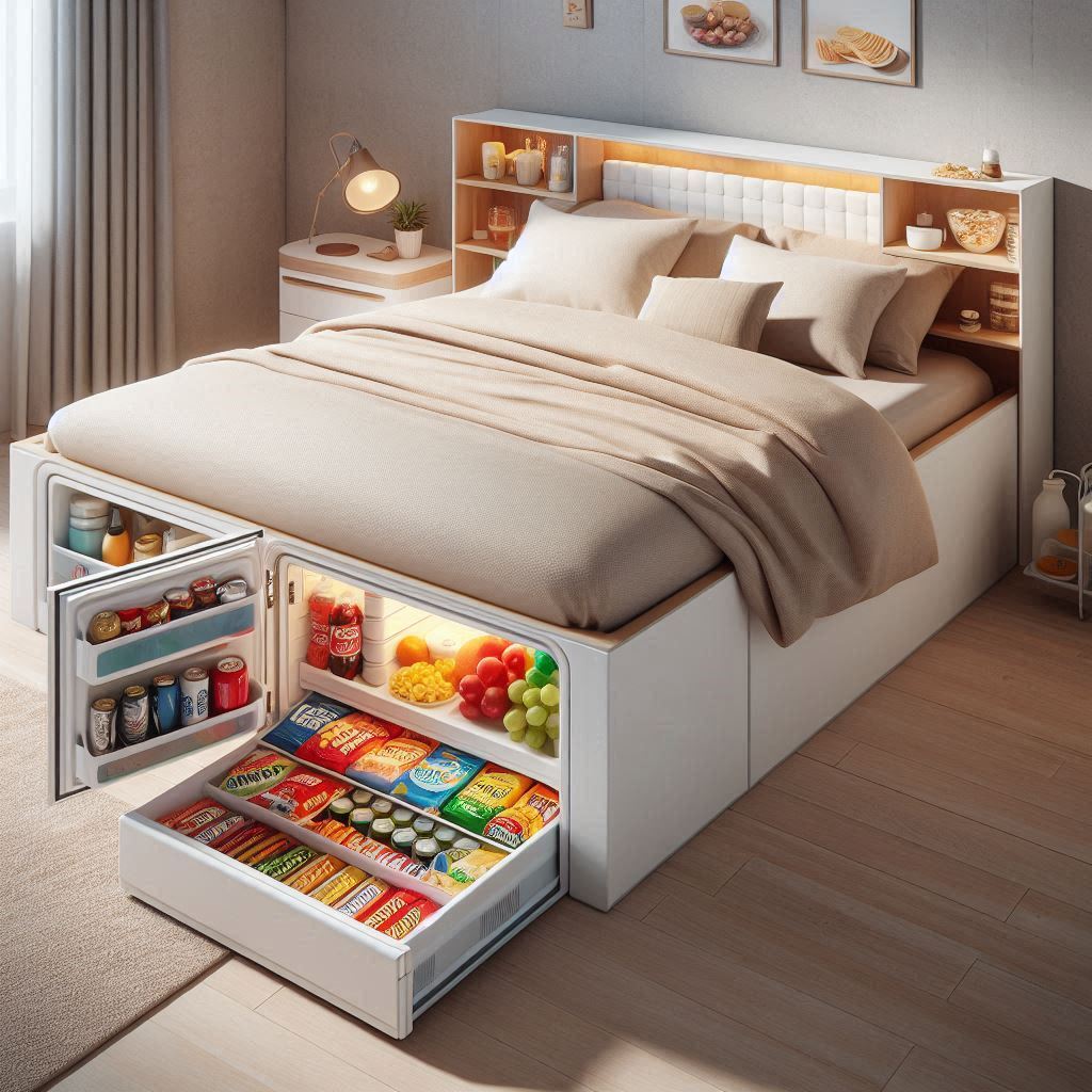 Bed with Built-In Fridge: Say Goodbye to Midnight Hunger