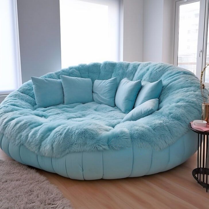 Cinematic Comfort for Your Home Theater: Giant Circular Movie Sofas