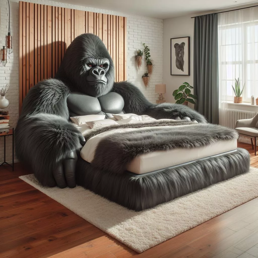 Transform Your Bedroom with a Gorilla-Shaped Bed: The Latest Unique Furniture Trend