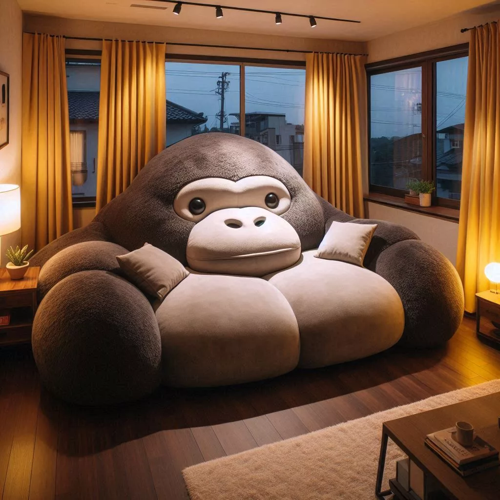 Gorilla-Shaped Sofa: A Bold Statement Piece for Your Living Room