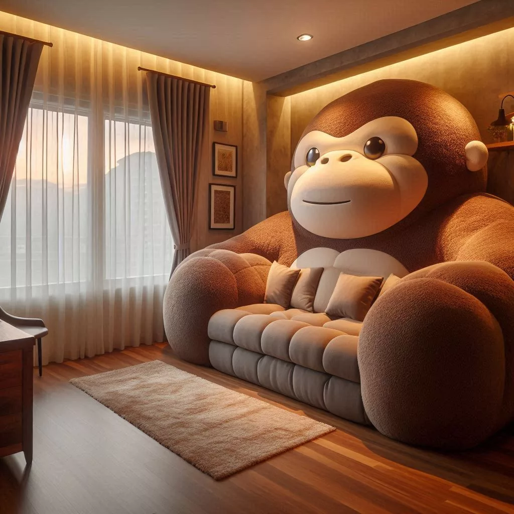 Gorilla-Shaped Sofa: A Bold Statement Piece for Your Living Room