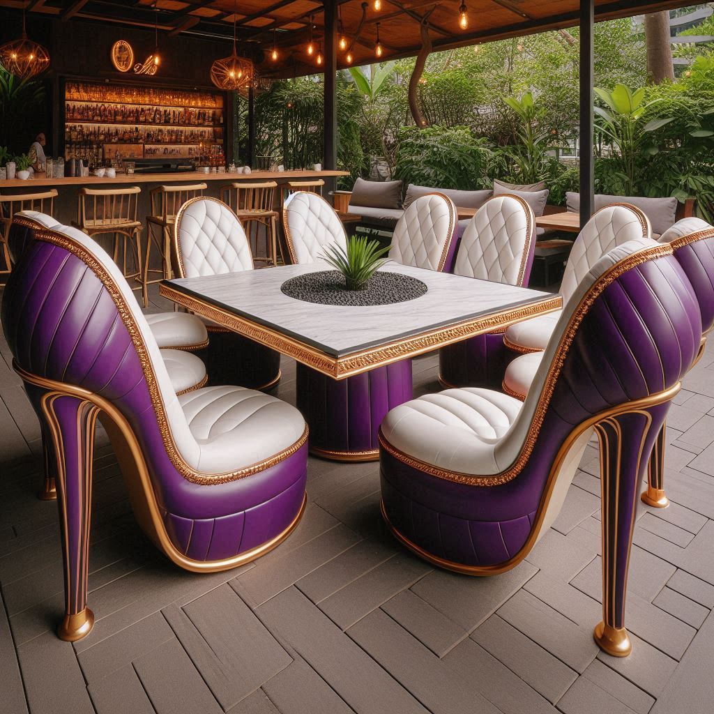 The Unique Appeal of High Heel Patio Sets