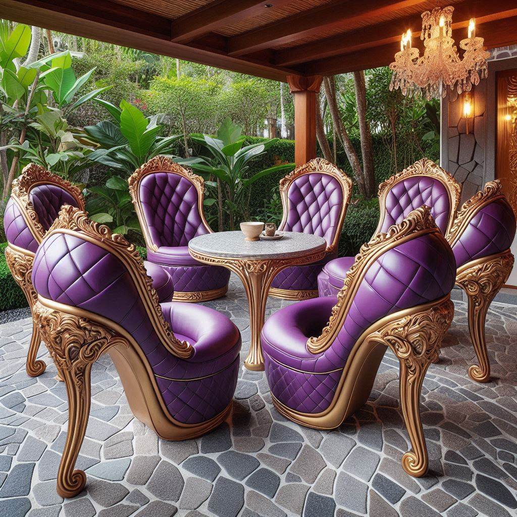 The Unique Appeal of High Heel Patio Sets