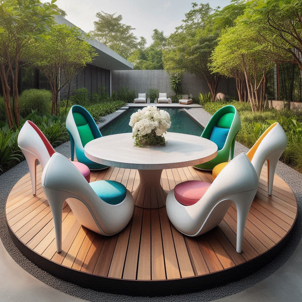 The Allure of High Heel Patio Sets