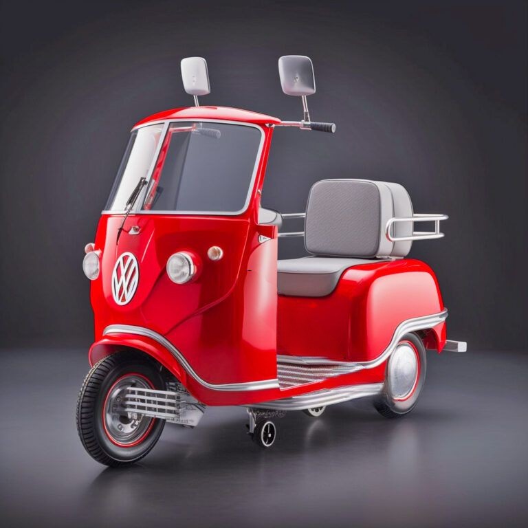 Nostalgic Rides for Seniors: Volkswagen Hippy Van Mobility Scooters