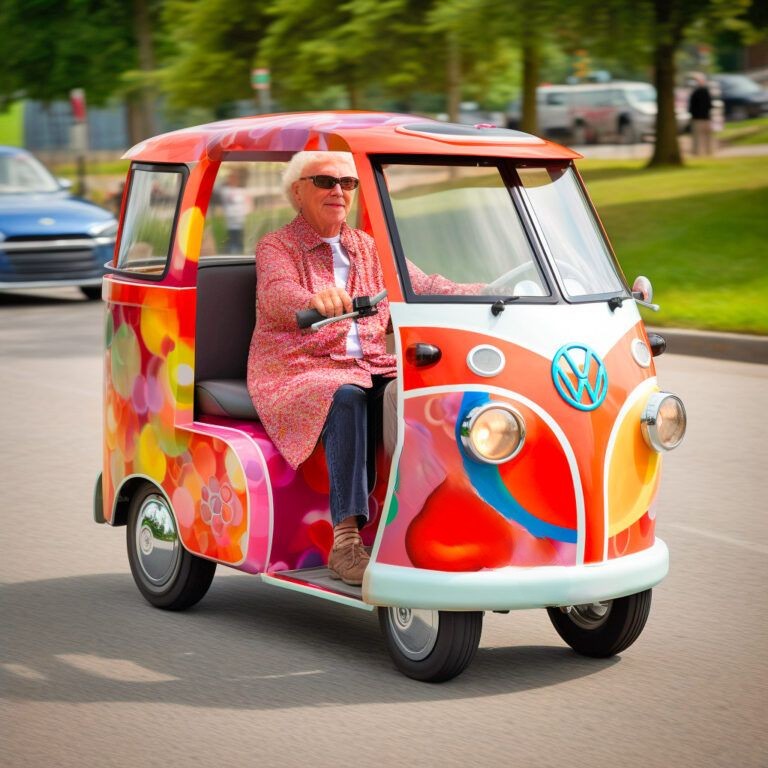 The Practicality of Volkswagen Hippy Van Mobility Scooters