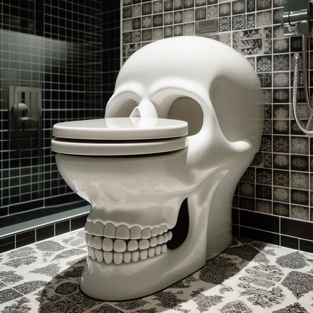 Skull Toilets: Amazing Design in the House