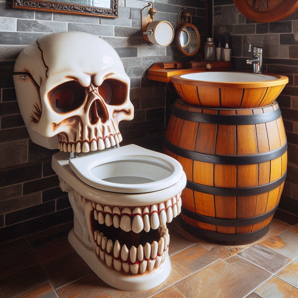 The Evolution of Skull Toilets