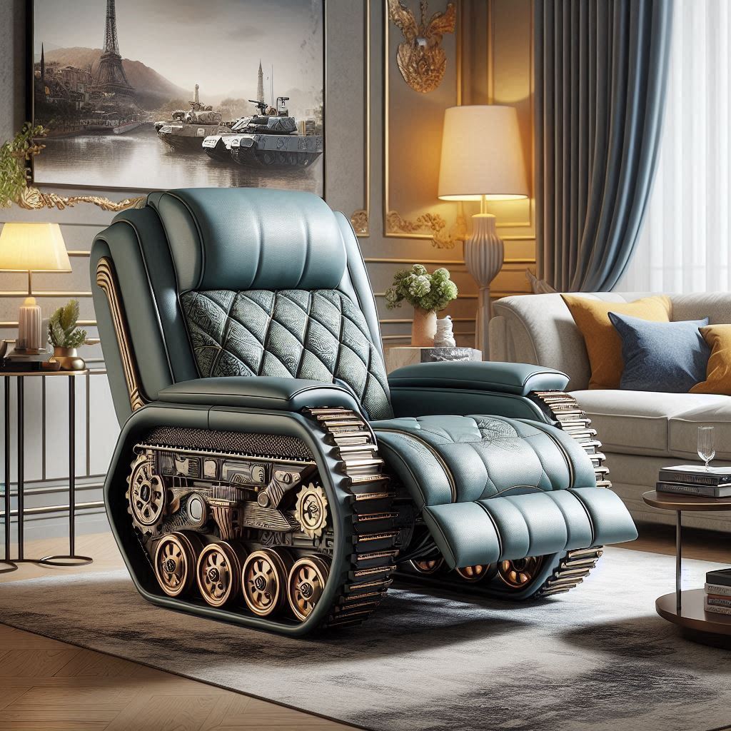 Tank-Inspired Recliner: Perfectly Designed for Relaxation