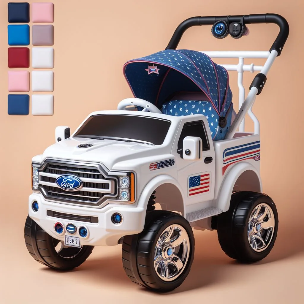 Ride in Style: The Pickup Truck Stroller – Perfect for Your Little Adventurer