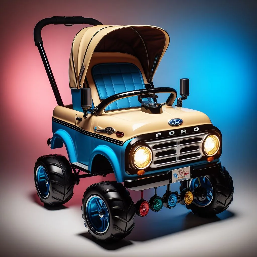 Ride in Style: The Pickup Truck Stroller – Perfect for Your Little Adventurer