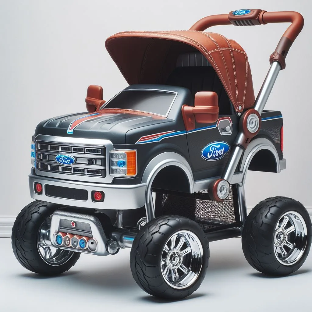 Ride in Style: The Pickup Truck Stroller – Perfect for Your Little Adventurer