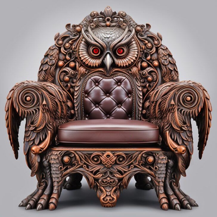 The Majesty of "This Giant Wooden Animal Chair"