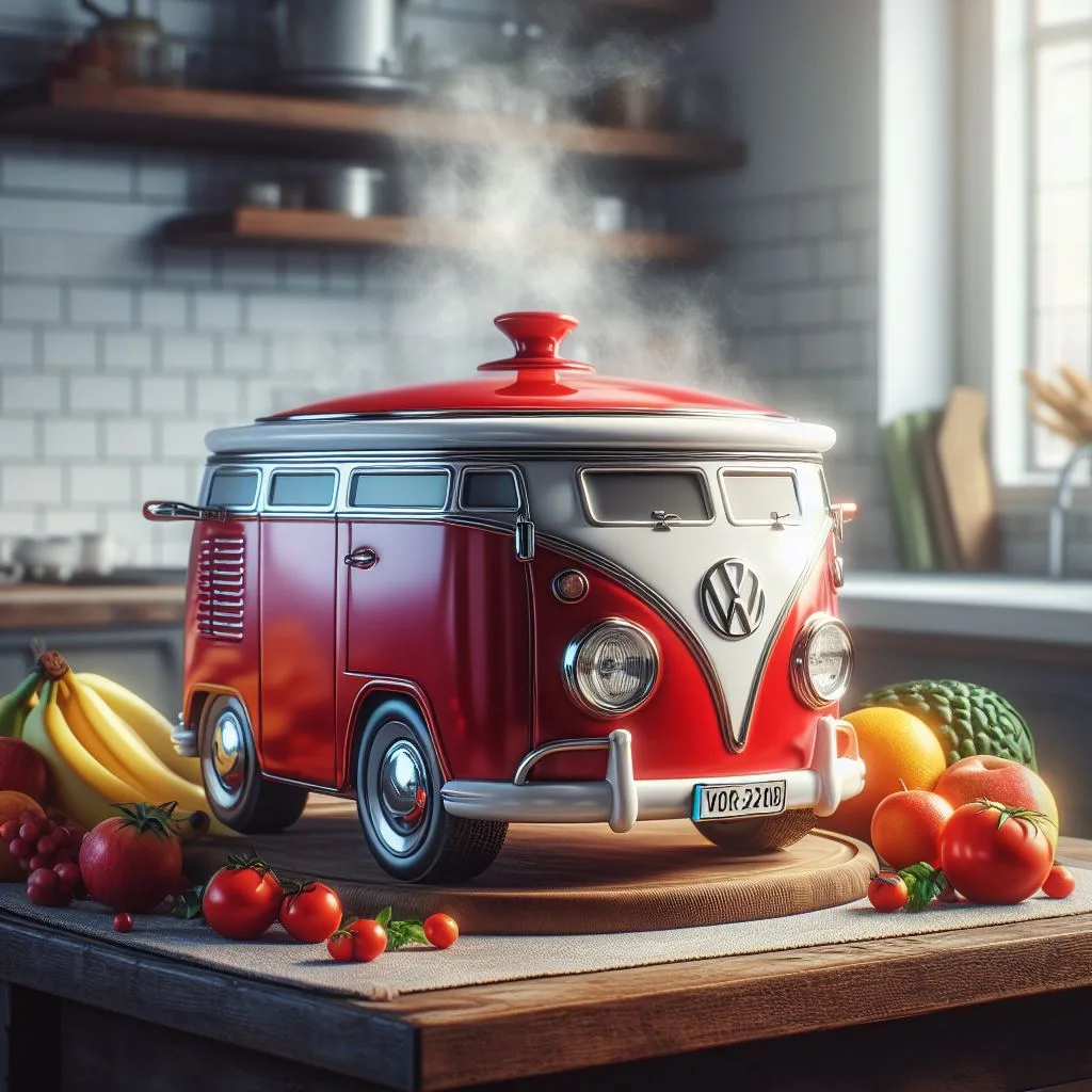 Embrace Retro Charm with Volkswagen Bus Slow Cookers