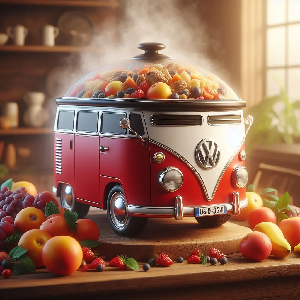 Embrace Retro Charm with Volkswagen Bus Slow Cookers