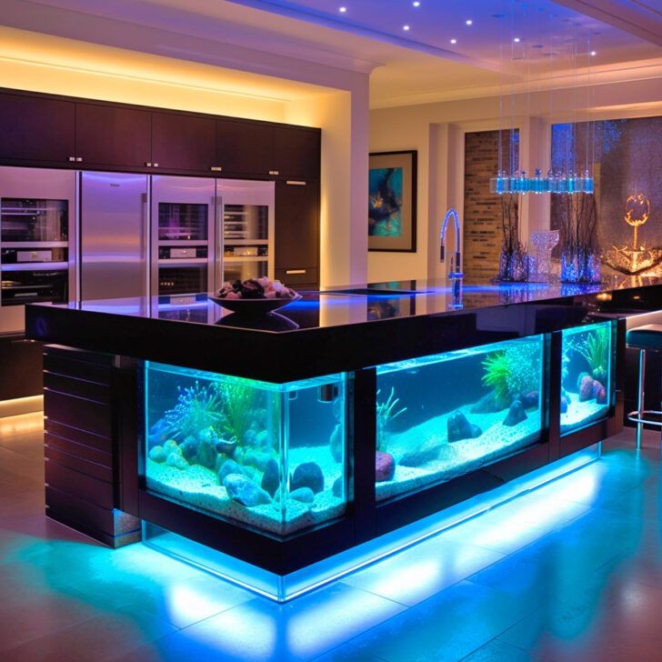 Design Considerations for Aquarium Kitchen Islands