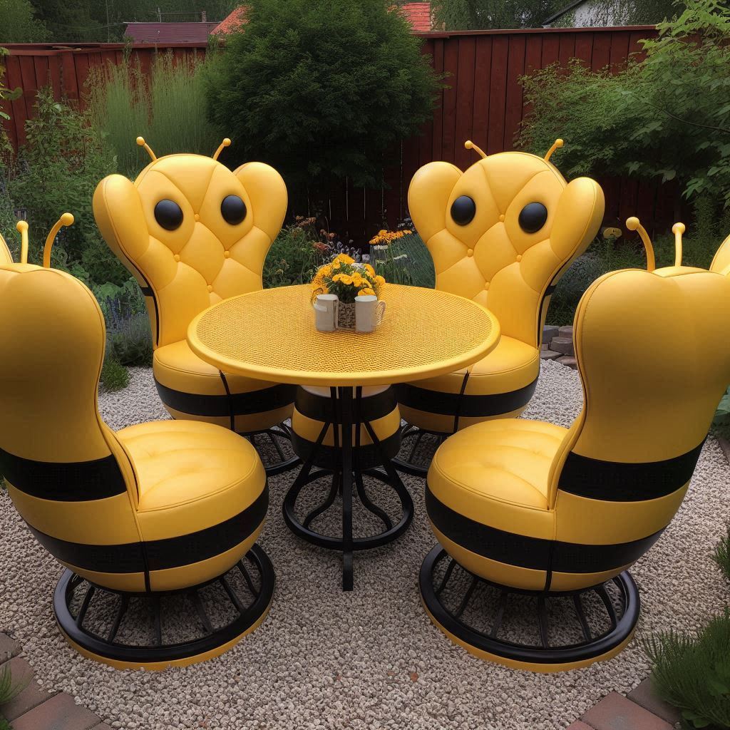 Embracing the Bee Patio Set