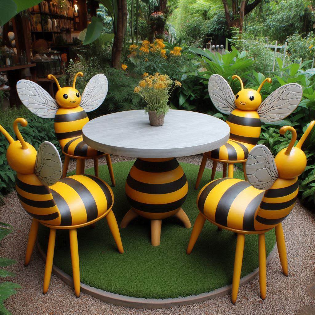 Bring Nature Home: The Enchanting Appeal of the Bee Patio Set