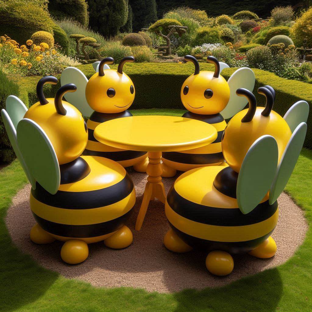 Embracing the Bee Patio Set