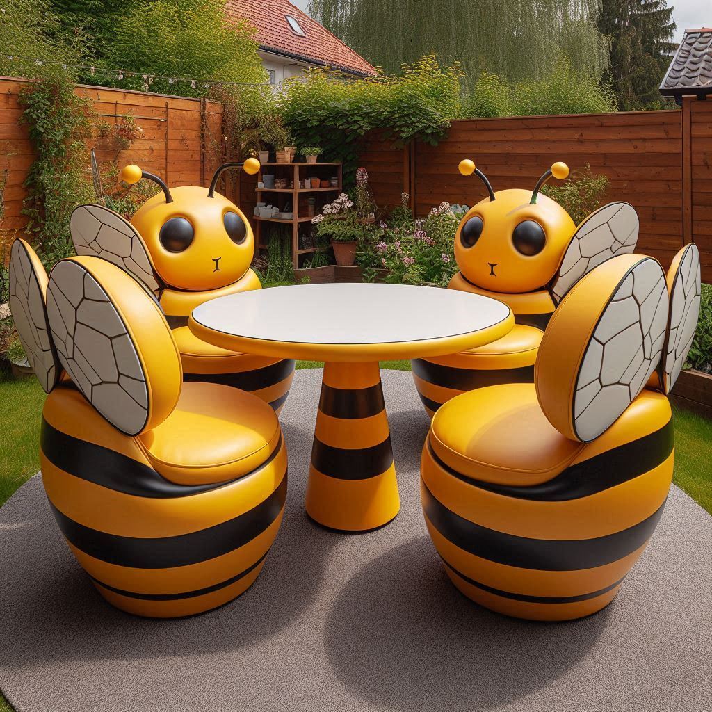 Embracing the Bee Patio Set