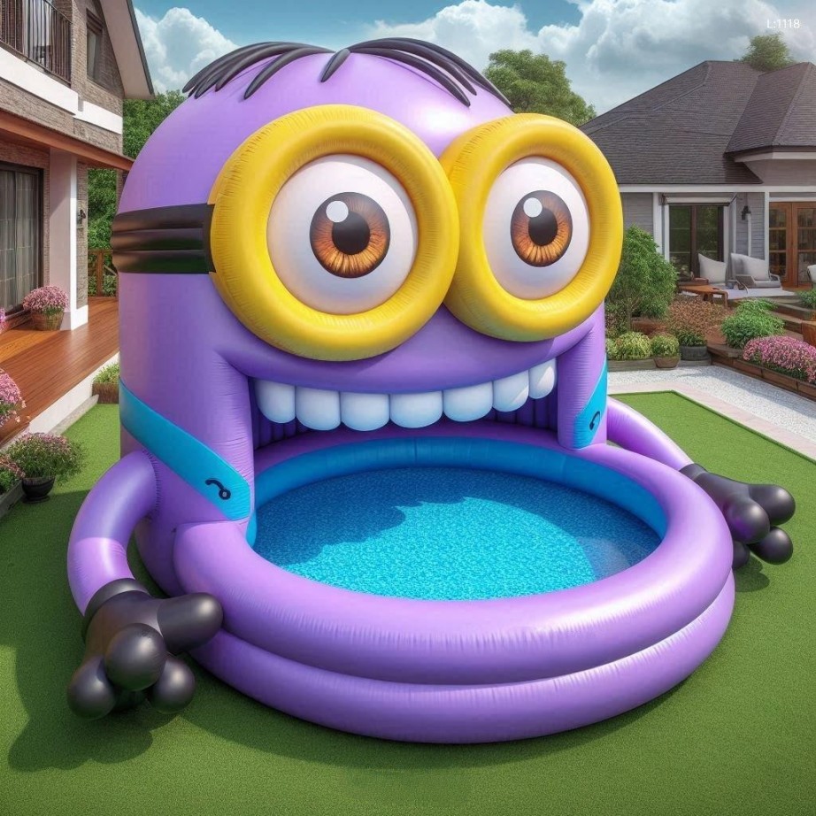 Giant Inflatable Minion Pool - Splash into Fun!