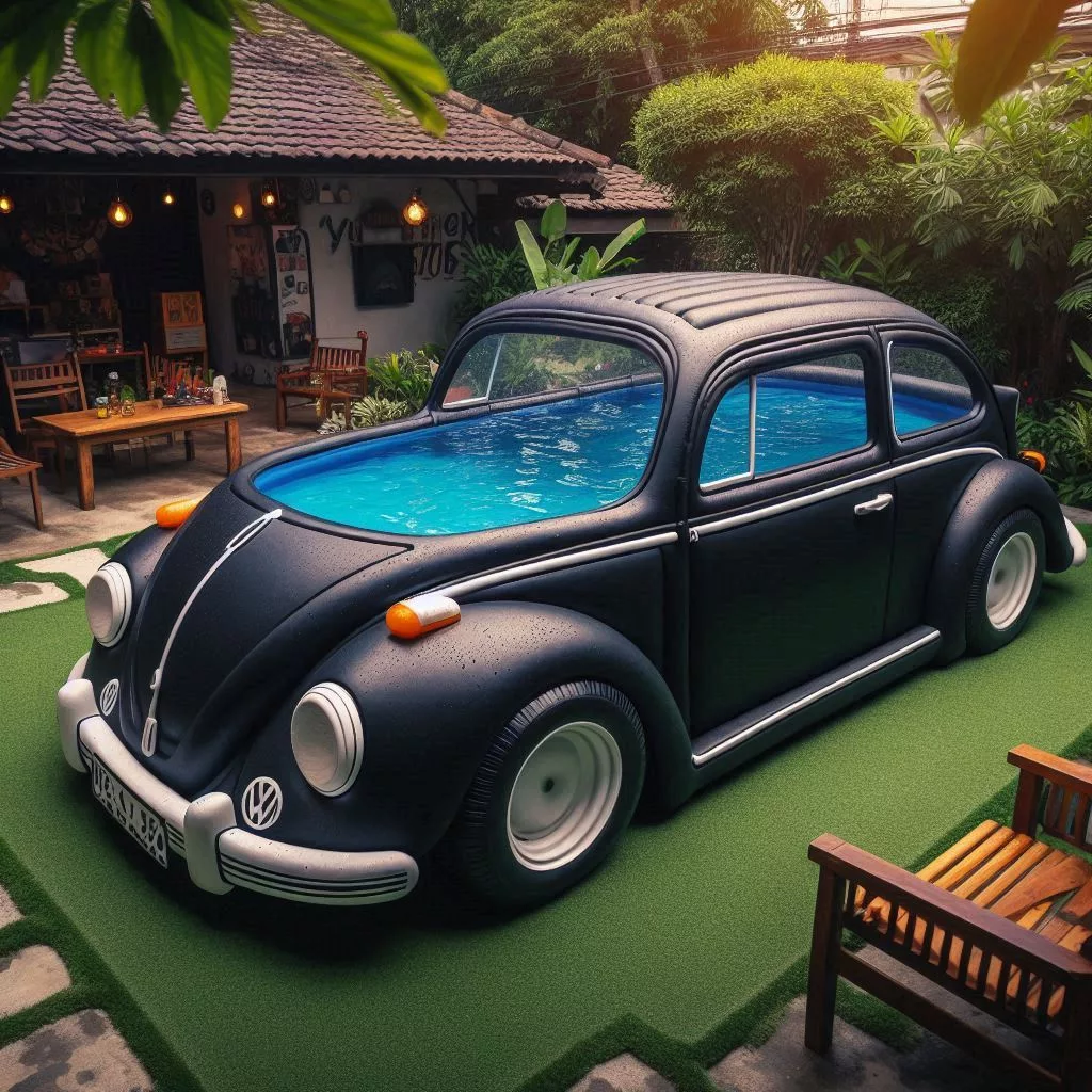 VW Pool Paradise - The Cultural Icon of Inflatable Volkswagen Pools 🌊🚗