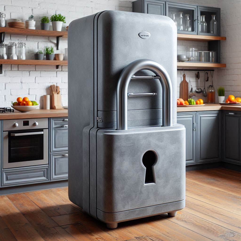 Stylish Lock-Shaped Refrigerators: Secure Your Food with a Twist of Elegance