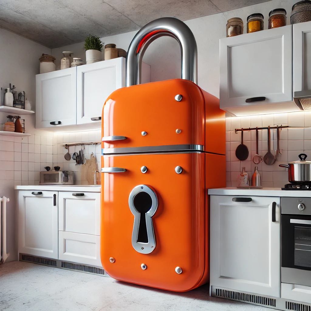 Stylish Lock-Shaped Refrigerators: Secure Your Food with a Twist of Elegance