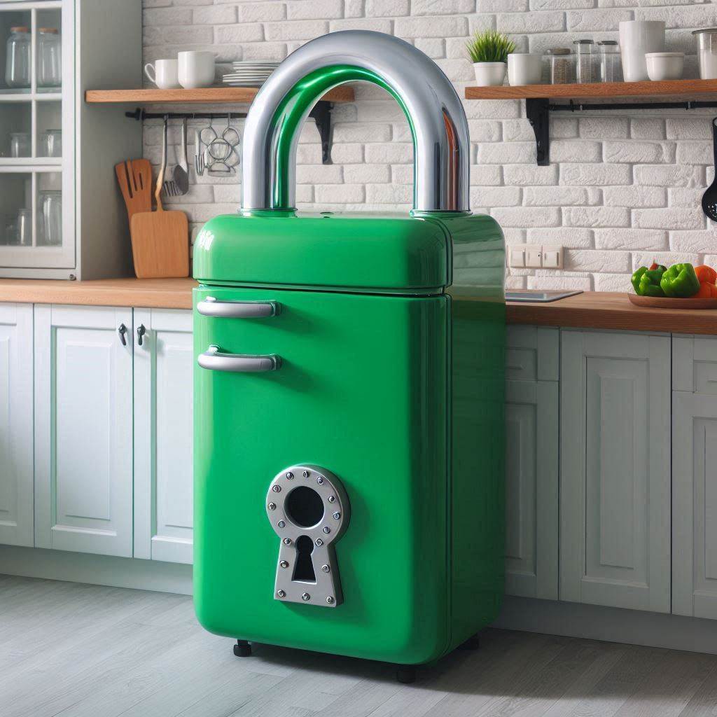 Stylish Lock-Shaped Refrigerators: Secure Your Food with a Twist of Elegance