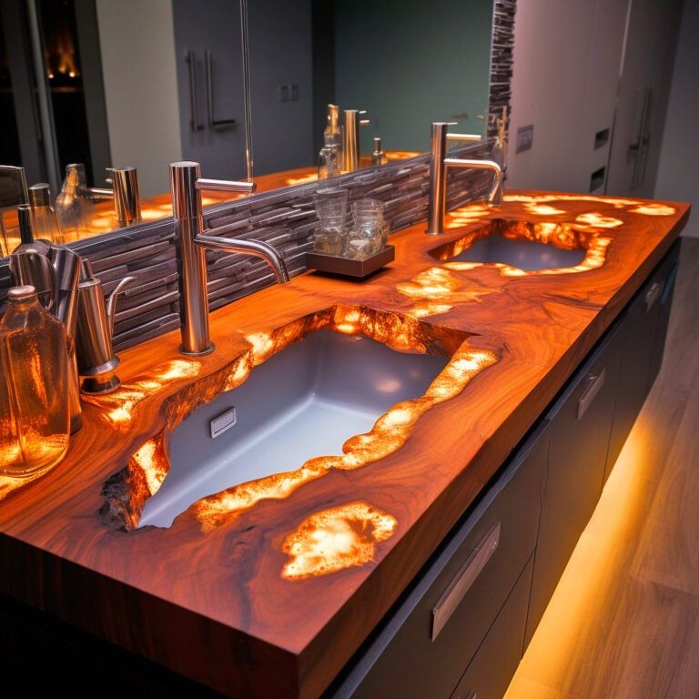 The Art of Combining Wood, Crystal, and Epoxy