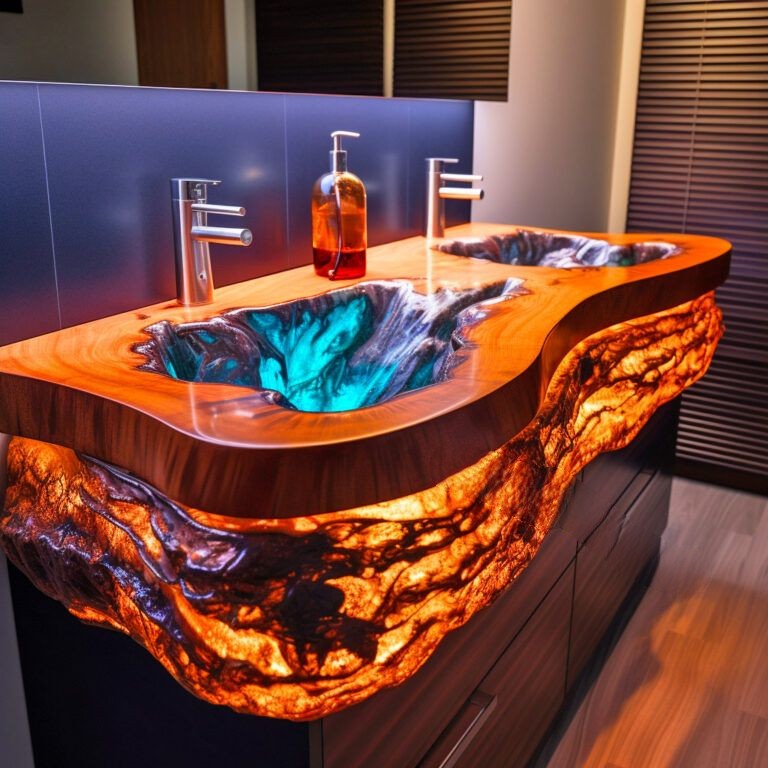 The Art of Combining Wood, Crystal, and Epoxy