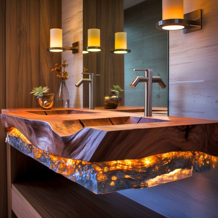 The Art of Combining Wood, Crystal, and Epoxy