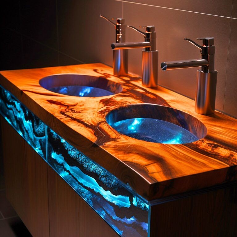 The Art of Combining Wood, Crystal, and Epoxy