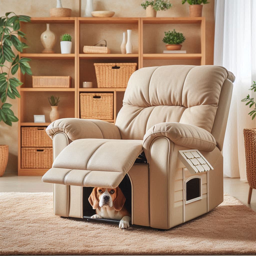 Recliners with Built-in Dog Houses: A Cozy Haven for You and Your Pet