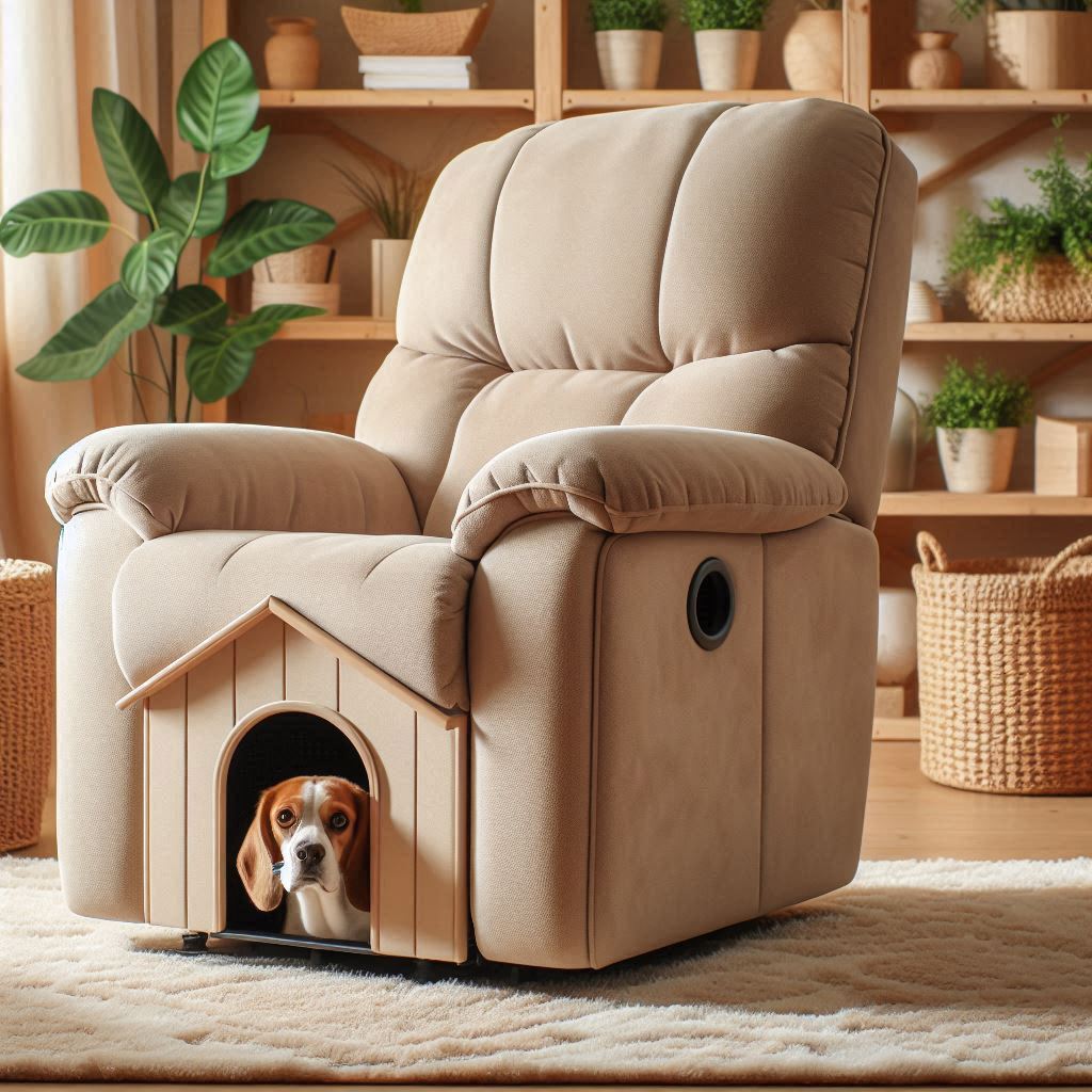 Recliners with Built-in Dog Houses: A Cozy Haven for You and Your Pet