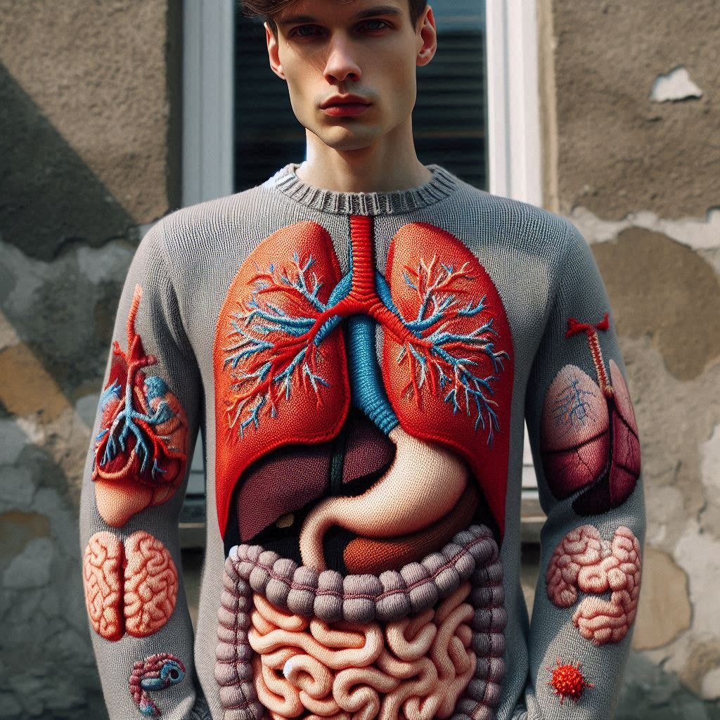 Anatomy Sweaters: Sweaters Designed to Reflect the Beauty of Human Internal Organs