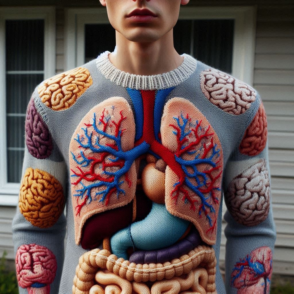 Anatomy Sweaters: Sweaters Designed to Reflect the Beauty of Human Internal Organs