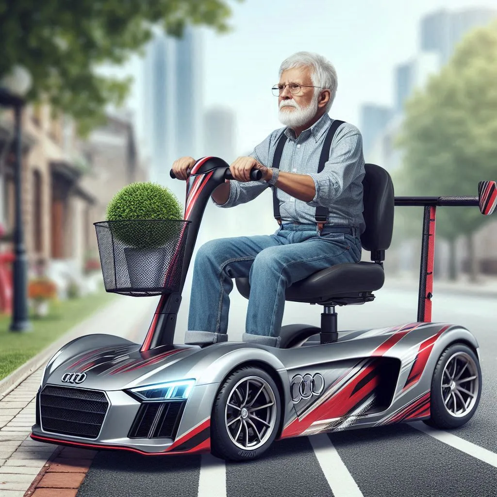 The Genesis of the Audi Shape Mobility Scooter