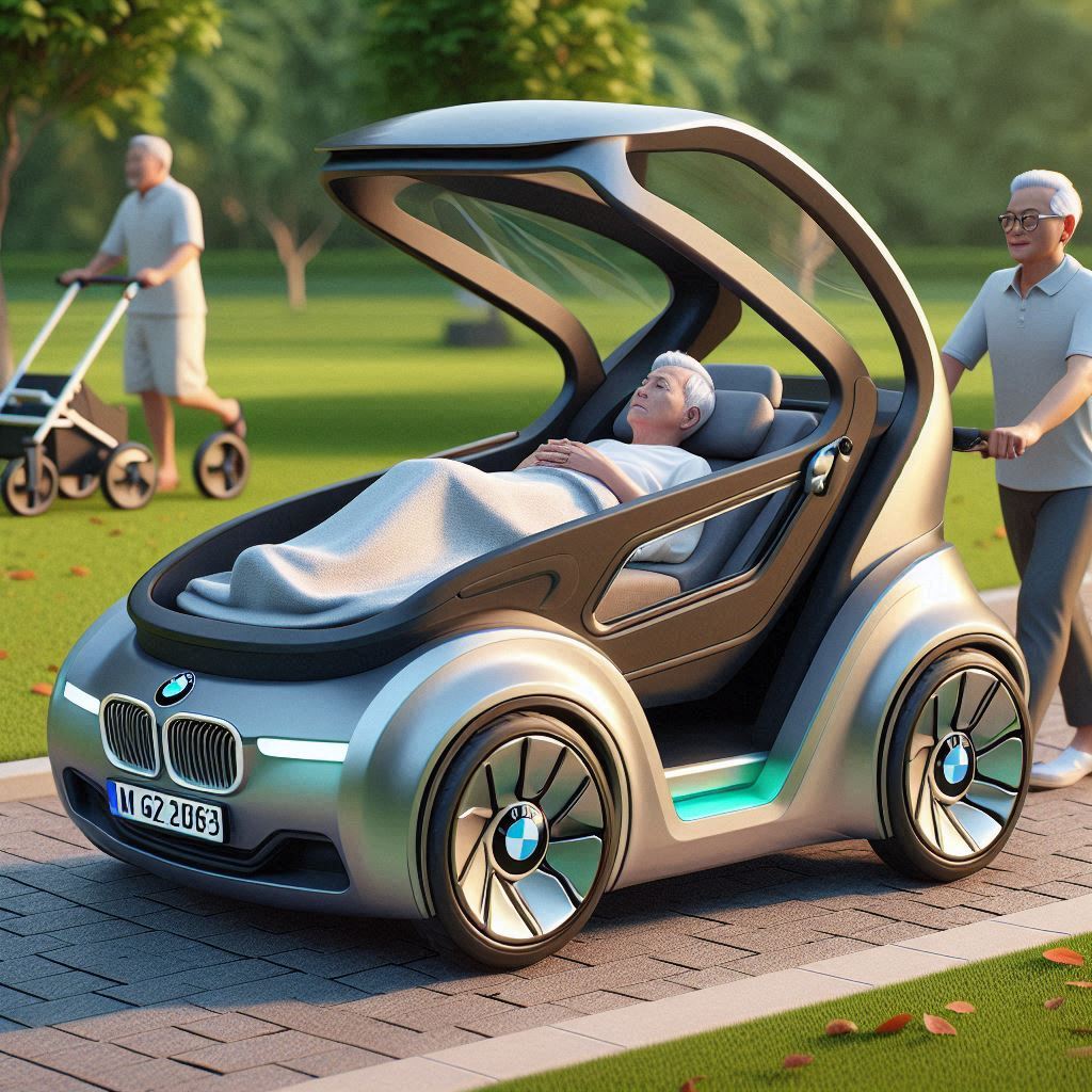 BMW Bed Stroller for the Elderly: Combining Comfort, Mobility, and Luxury