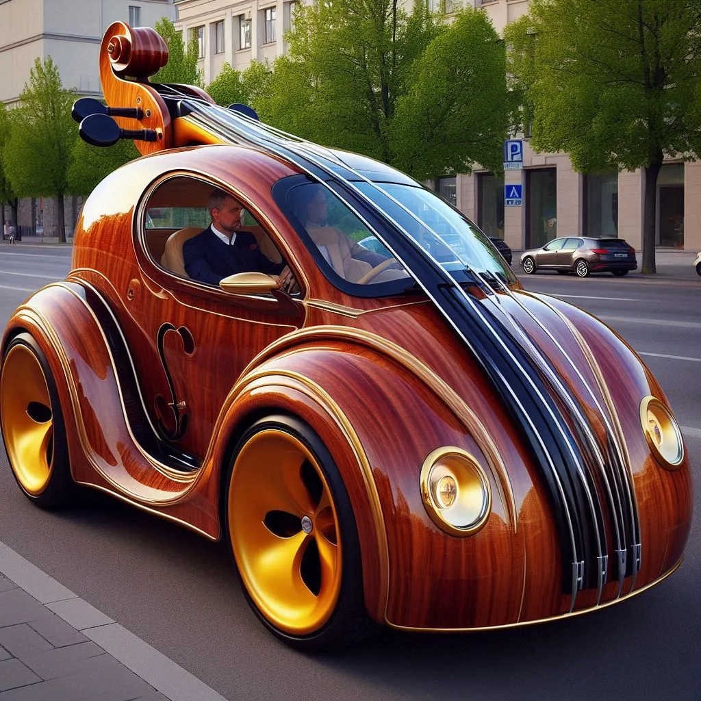 The Cello Shaped Car: A Symphony of Design and Innovation