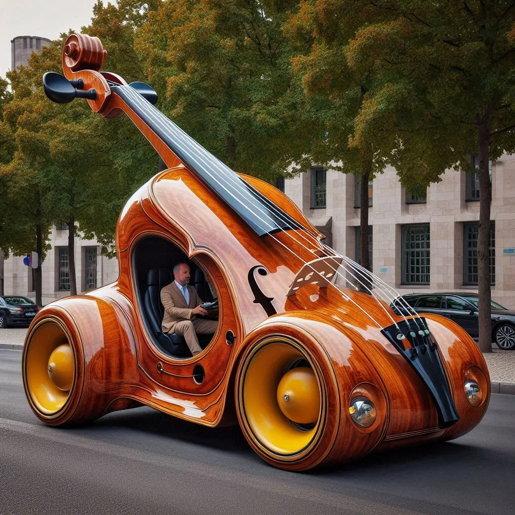 The Cello Shaped Car: A Symphony of Design and Innovation