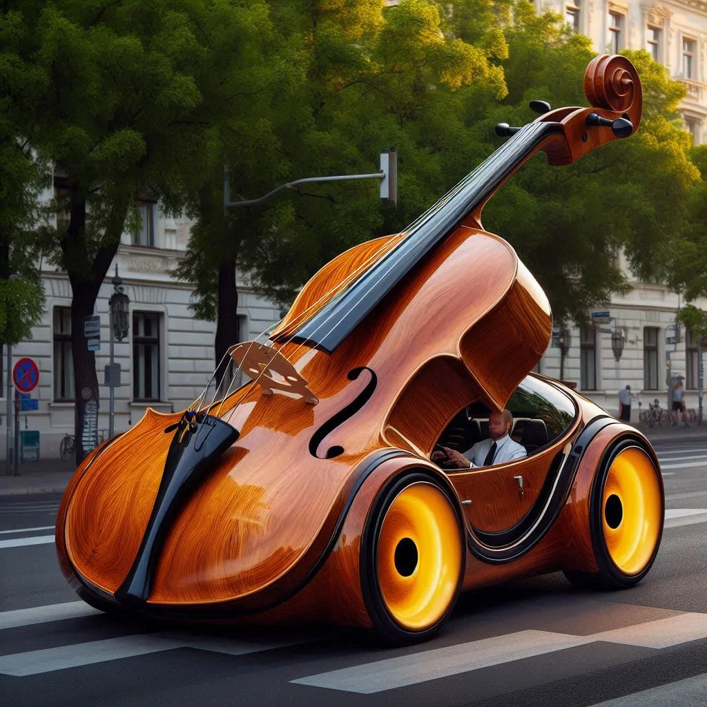 The Cello Shaped Car: A Symphony of Design and Innovation