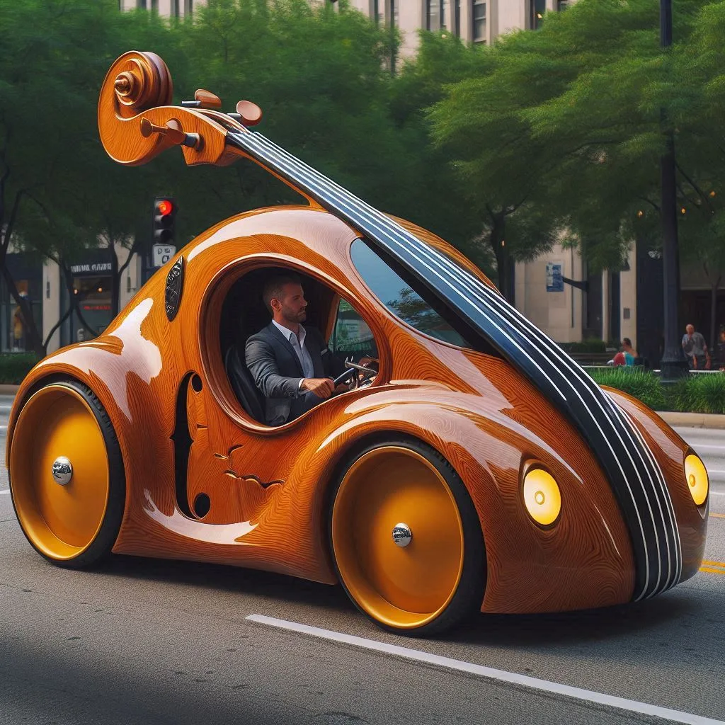 The Cello Shaped Car: A Symphony of Design and Innovation